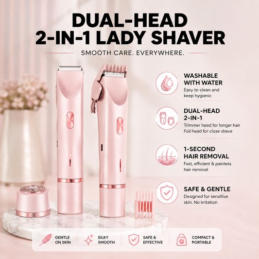 Rechargeable Waterproof Women's Electric Shaver